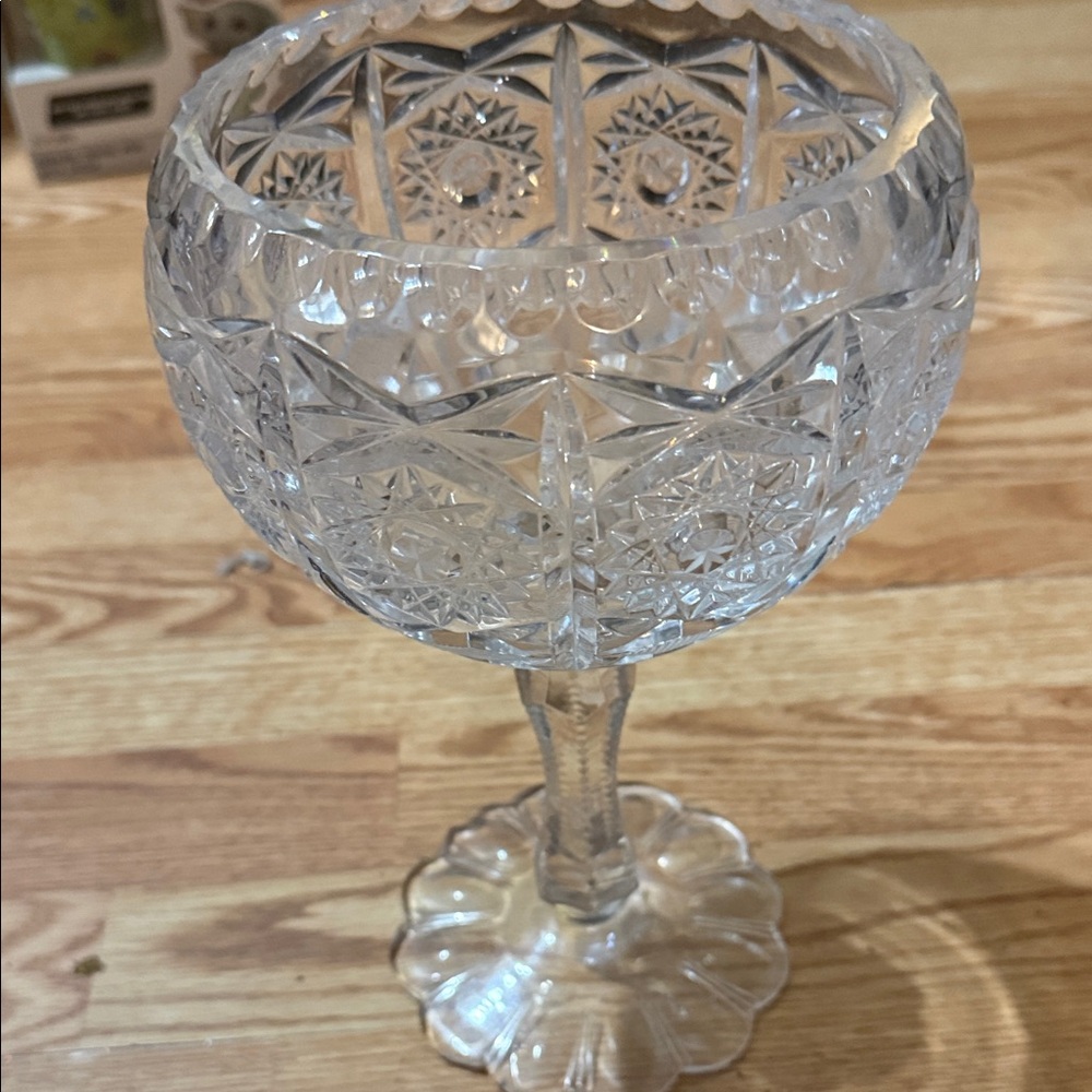 Elegant Crystal Goblet